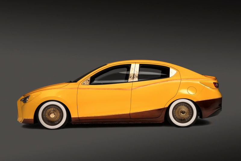 Illustration for article titled Scion Just Won SEMA Forever With This Ridiculous Lowrider
